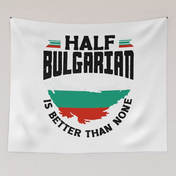 Artikelvorschau, Bulgarian Bulgaria Half Bulgarian Flag entworfen und verkauft von ShopTheStyle.