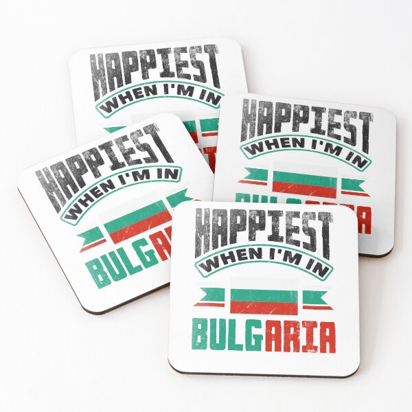 Artikelvorschau, Bulgarian Bulgaria Flag Happiest When Im In Bulgaria entworfen und verkauft von ShopTheStyle.