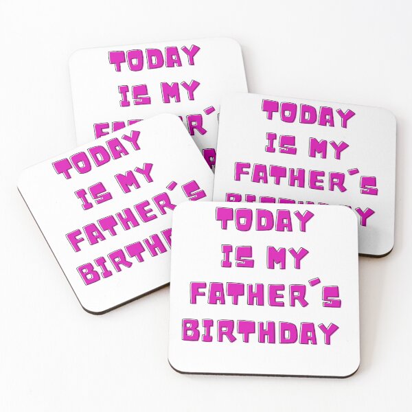 Item preview, Today is My father's Birthday Sticker designed and sold by ShopTop M.