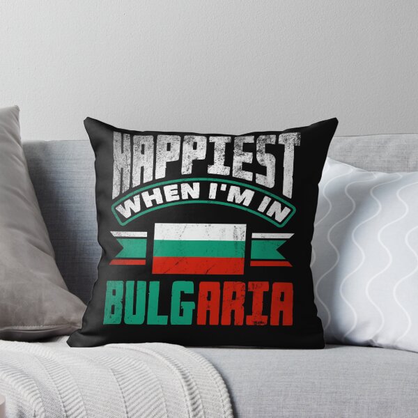 Artikelvorschau, Bulgarian Bulgaria Flag Happiest When Im In Bulgaria entworfen und verkauft von ShopTheStyle.