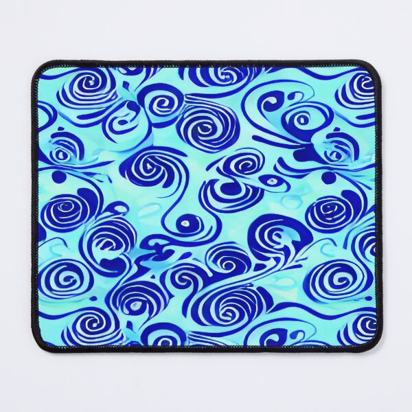 Item preview, Ocean Waves with Twirls Swirling Design designed and sold by deniselynnimage.