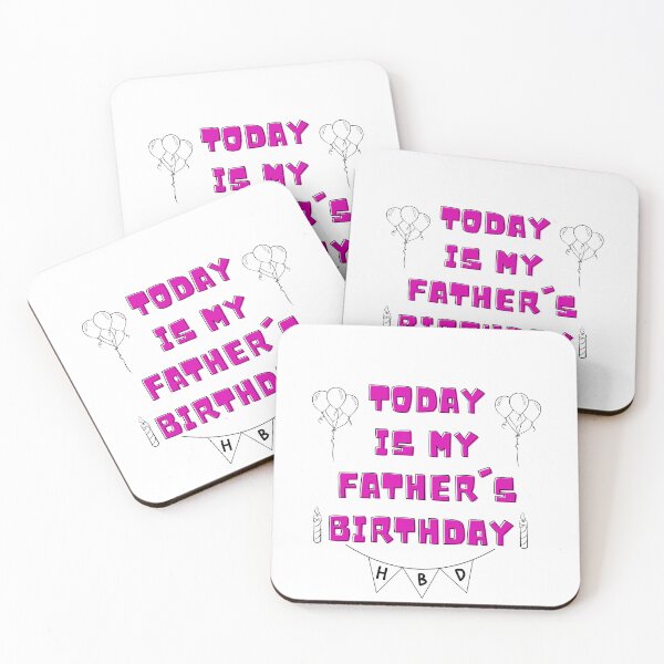 Item preview, Today is My father's Birthday Sticker designed and sold by ShopTop M.