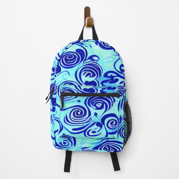 Item preview, Ocean Waves with Twirls Swirling Design designed and sold by deniselynnimage.