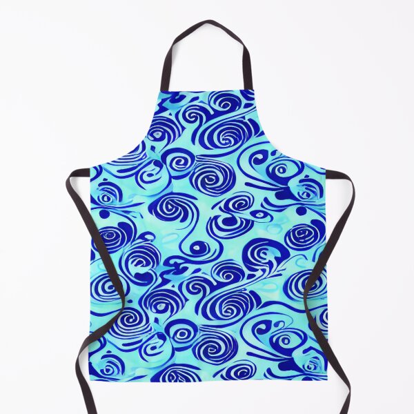 Item preview, Ocean Waves with Twirls Swirling Design designed and sold by deniselynnimage.