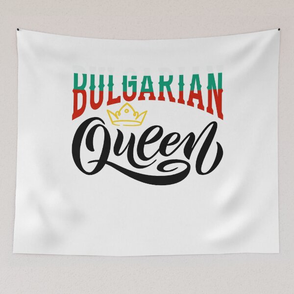 Aperçu de l'œuvre Bulgarian Queen Bulgarian Bulgaria Bulgarian Flag créée et vendue par ShopTheStyle.
