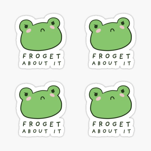 Sticker: Kawaii Anime Cottagecore Frosch