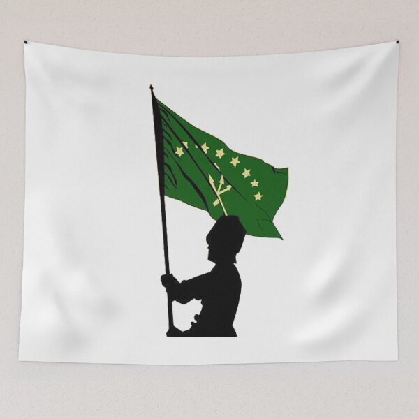 Item preview, Circassian flag designed and sold by DZIWAWA.