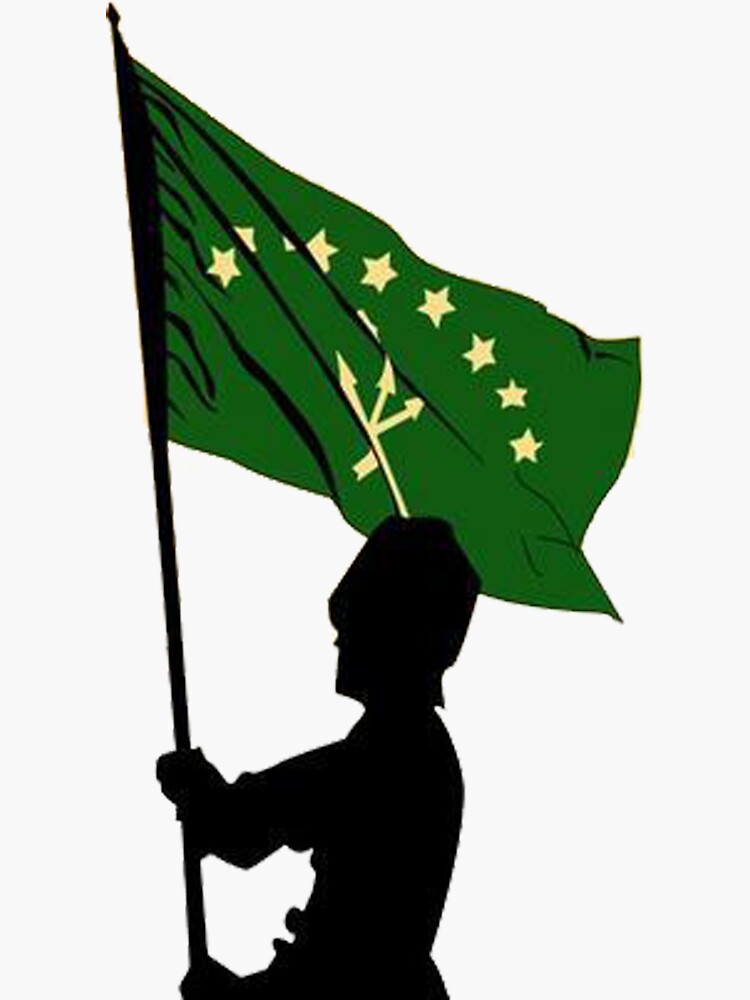 Circassian Flag Sticker For Sale By Dziwawa Redbubble 2830