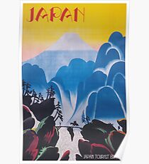 Japan Vintage Travel Poster Poster