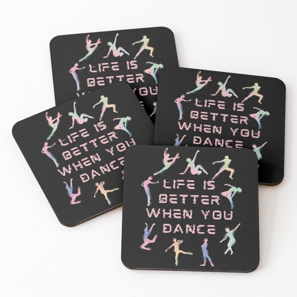 Item preview, Life Is Better When You Dance. Stylized Dancer designed and sold by Rebel-Design.