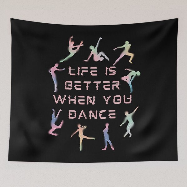 Item preview, Life Is Better When You Dance. Stylized Dancer designed and sold by Rebel-Design.