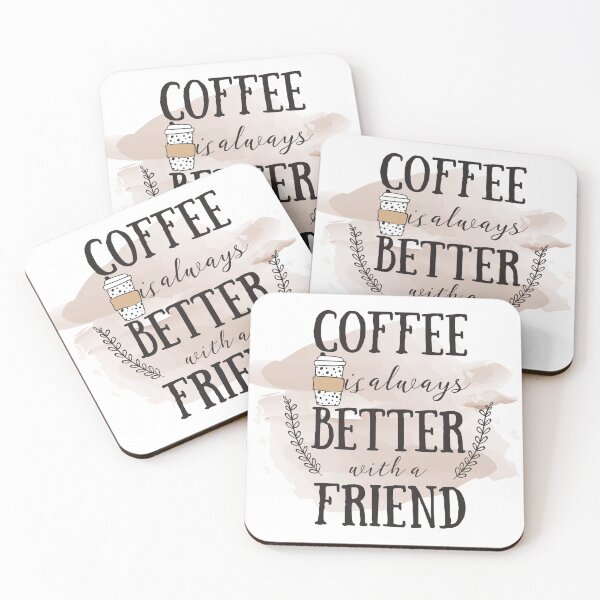 Item preview, Coffee is always better with a friend designed and sold by starnish.