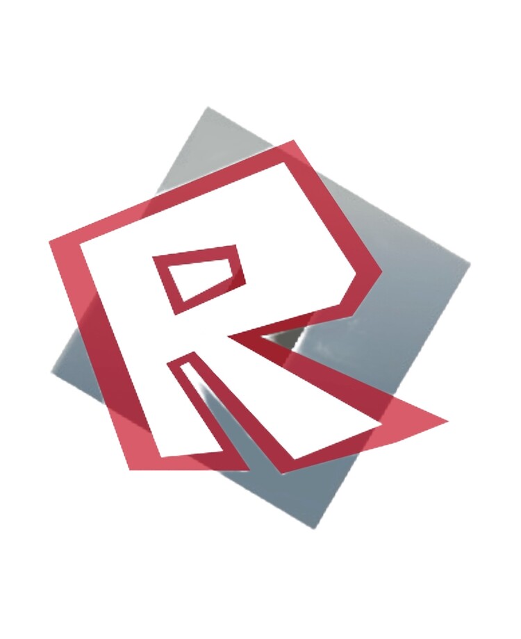 HD Roblox Horizontal Red Neon Text Logo With Symbol Sign Icon PNG