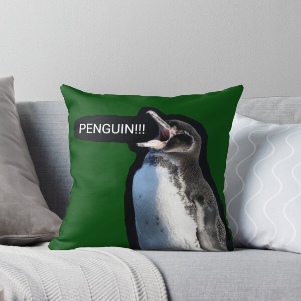 Artikelvorschau, Galapagos Penguin sees a Penguin (Dark Green #014606 background) entworfen und verkauft von SBPenguins.