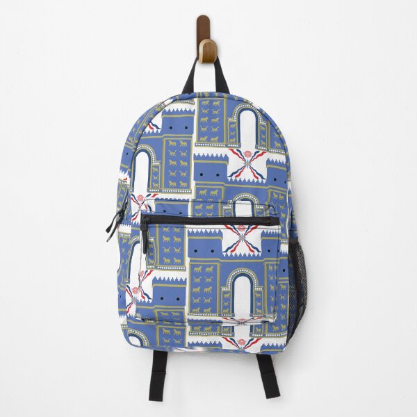 Item preview, Giant Ishtar Gate with Assyrian flag. designed and sold by RoselineCrafty.