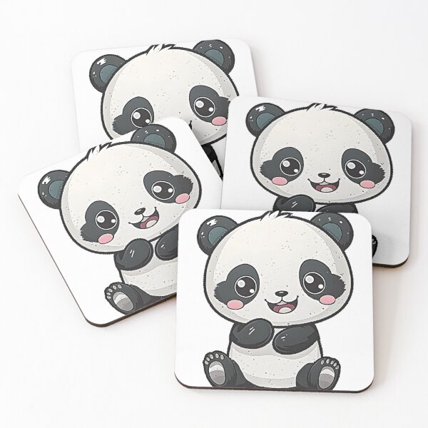 Item preview, cute panda designed and sold by CustomPrintHub.