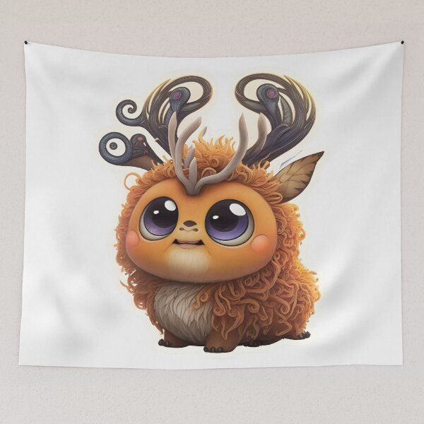 Item preview, Enchanting Cuteness: Magical Creature , a Deer from Magical Forest designed and sold by 71shoppers.