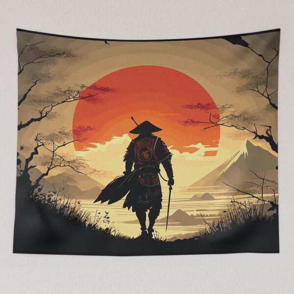 Item preview, Samurai and the sunset designed and sold by Grav1n.