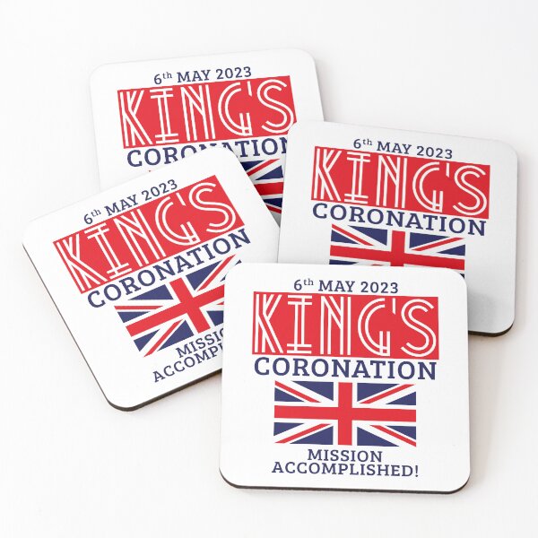 Item preview, King’s Coronation / 6th May 2023 / Mission Accomplished (Red) designed and sold by Roderix.