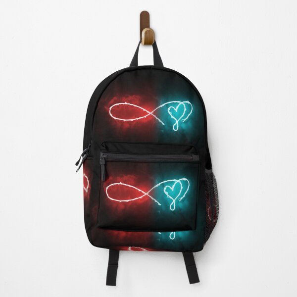 Item preview, Blue & Red Neon Infinity Heart  designed and sold by Cyra26.