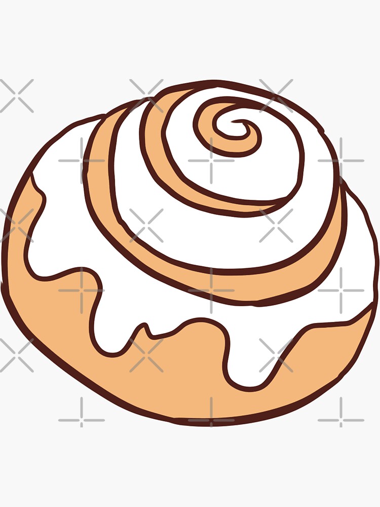 Cute Cinnamon Roll Sticker