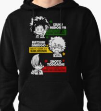 Deku, Kachan, and Todoroki Pullover Hoodie