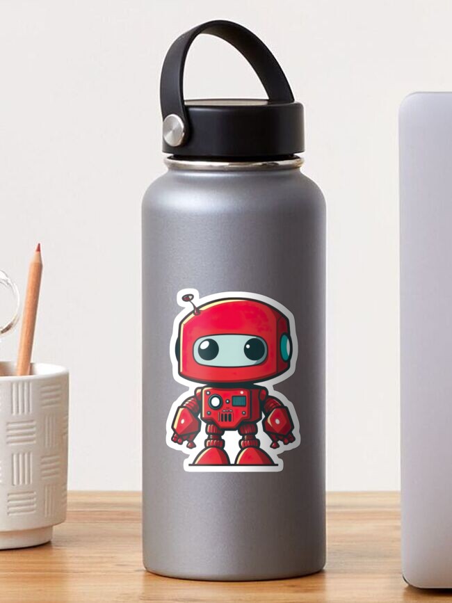 MCHIVER Cartoon Robots Kids Water Bottle with Straw Insulated Stainless  Steel Kids Water Bottle Ther…See more MCHIVER Cartoon Robots Kids Water  Bottle