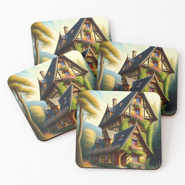 Item preview, Alsatian fantasy house in Alsace, France. designed and sold by Agnes de Bezenac.