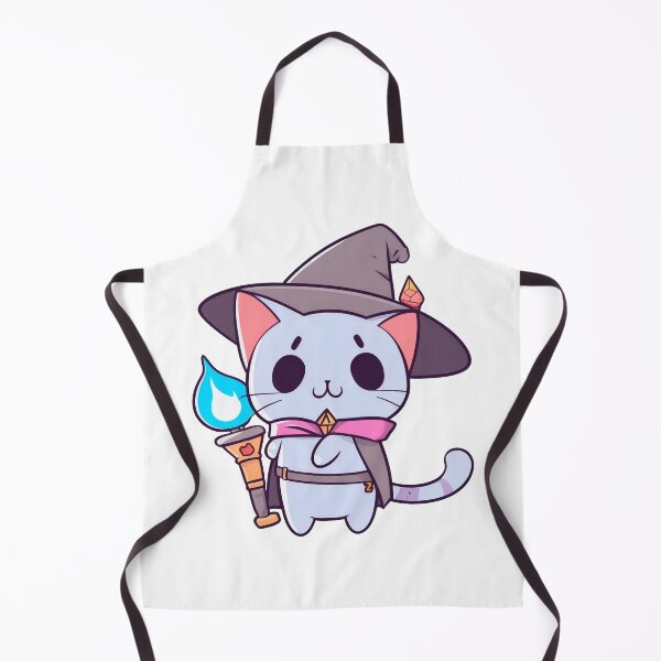 Item preview, Cute Kawaii Cartoon Cat Mage designed and sold by Giggl'n Gopher.