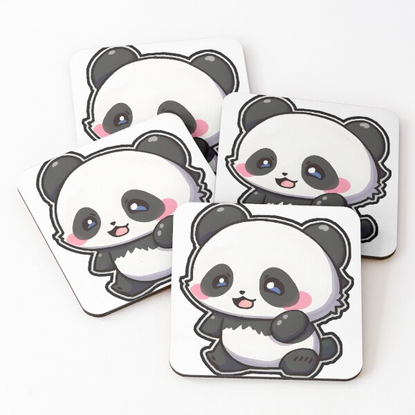 Item preview, cute panda designed and sold by CustomPrintHub.