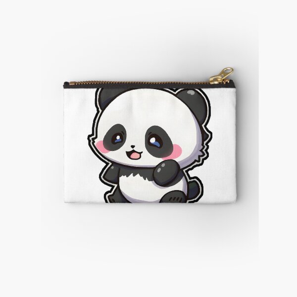 Item preview, cute panda designed and sold by CustomPrintHub.