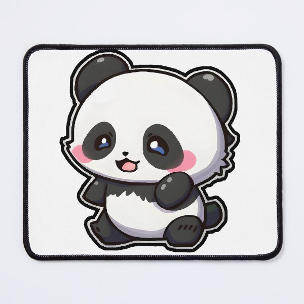 Item preview, cute panda designed and sold by CustomPrintHub.
