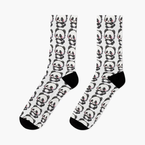 Item preview, cute panda designed and sold by CustomPrintHub.