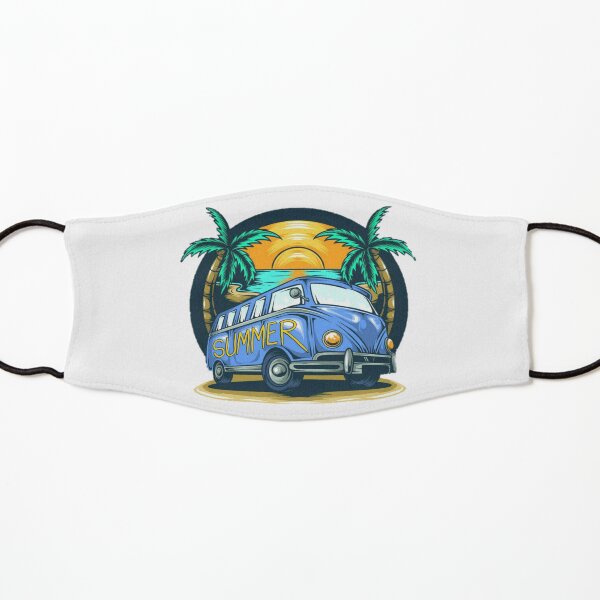Summer Car Sunset Kids Mask