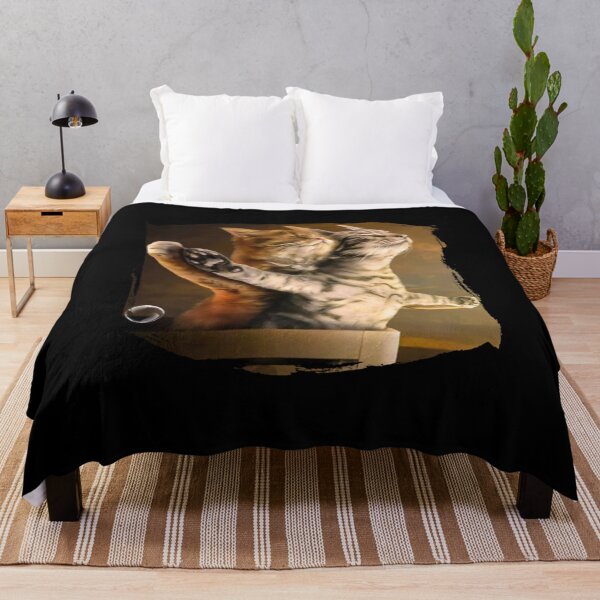 Item preview, Cute cat meme inspired titanic arms outstretched designed and sold by Berrygomes.