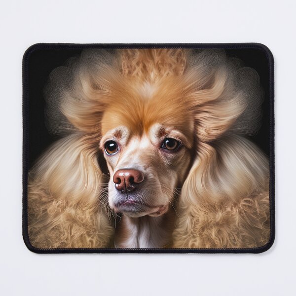 Item preview, Poodle Dog Vintage Portrait 27 designed and sold by jetaiart.
