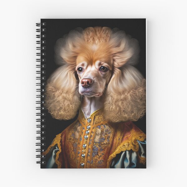 Item preview, Poodle Dog Vintage Portrait 27 designed and sold by jetaiart.