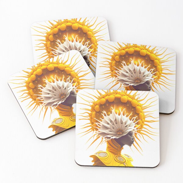 Item preview, Sunflower woman designed and sold by ArtMozart.