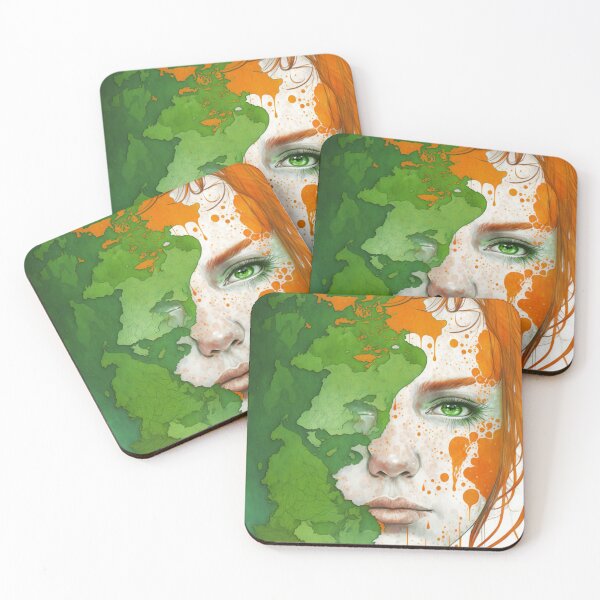 Item preview, Irish Abstract 053 - Irish Woman designed and sold by EireTV.