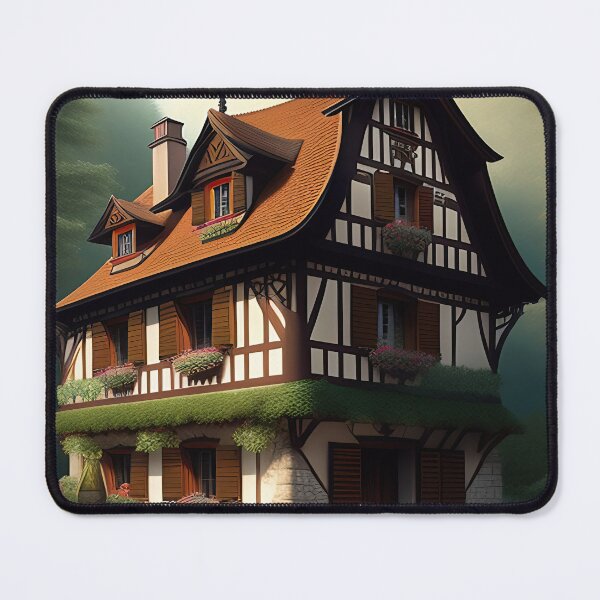 Item preview, Alsatian half-timbered fantasy house designed and sold by Agnes de Bezenac.