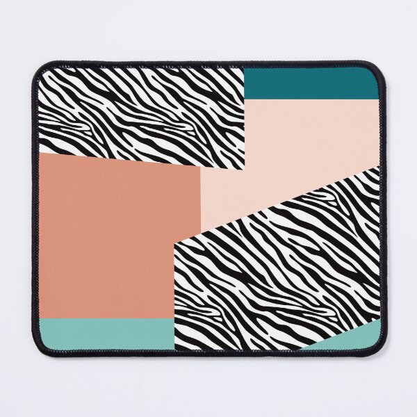 Item preview, Geometric Zebra animal print pattern II designed and sold by OddlyInk.