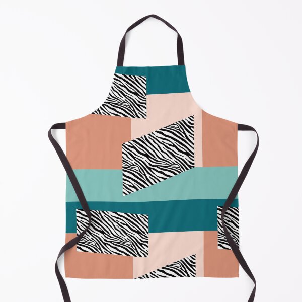 Item preview, Geometric Zebra animal print pattern II designed and sold by OddlyInk.