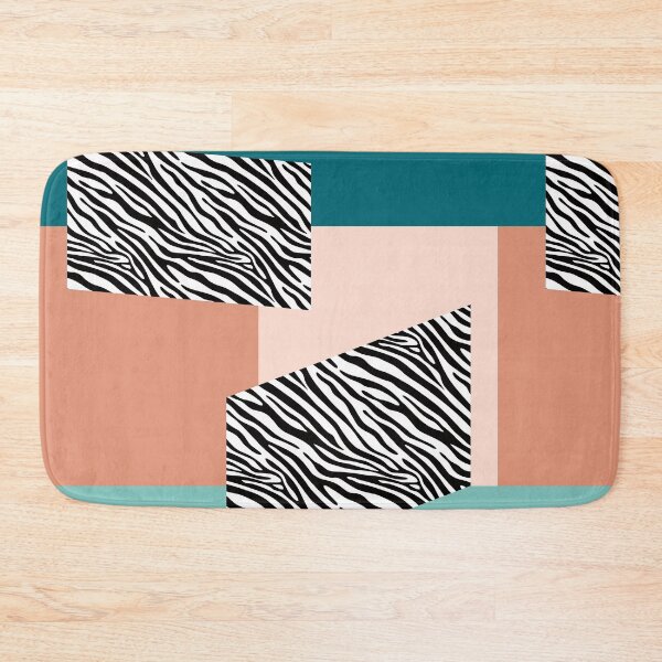 Item preview, Geometric Zebra animal print pattern II designed and sold by OddlyInk.
