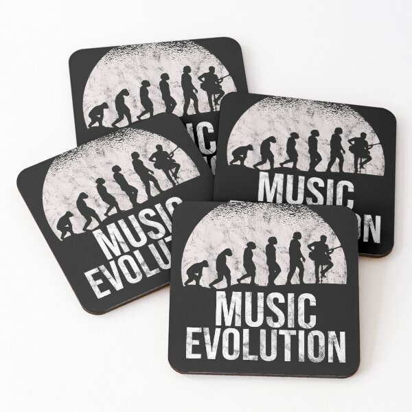 Item preview,  Music Evolution Guitare Retro Vintage Guitariste Evolution Musicien  designed and sold by GOODMORNING-ART.