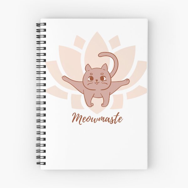 Item preview, Meowmaste Cat Namaste designed and sold by ArtDesign by KBK.