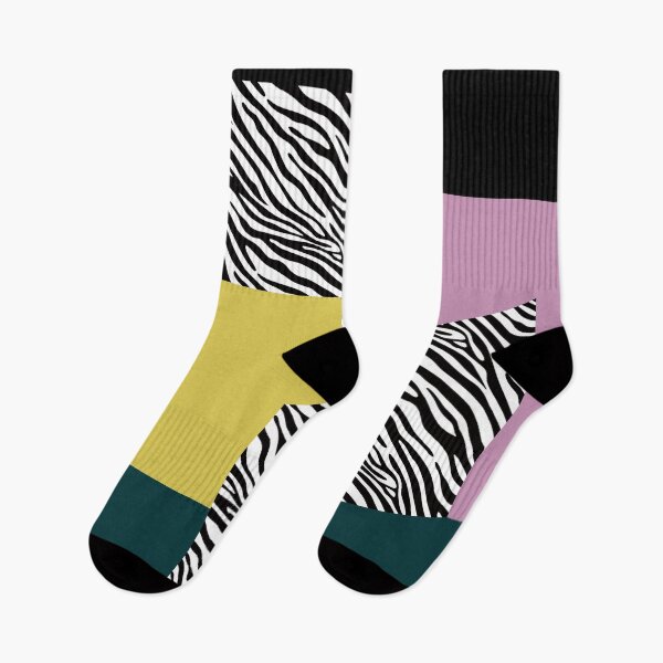Item preview, Geometric Zebra animal print pattern IV designed and sold by OddlyInk.