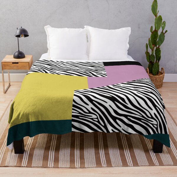 Item preview, Geometric Zebra animal print pattern IV designed and sold by OddlyInk.