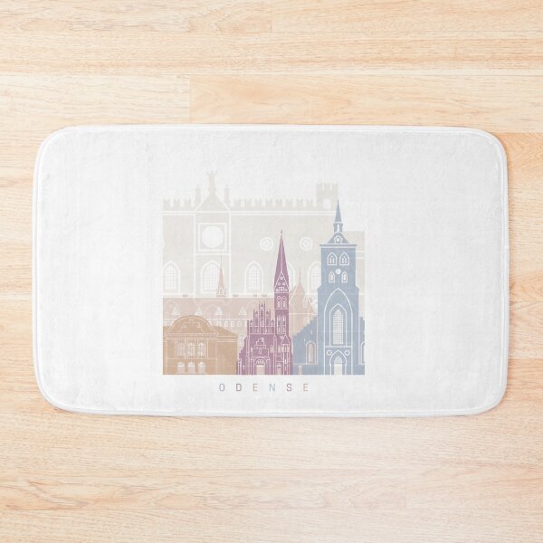 Item preview, Odense skyline poster pastel designed and sold by paulrommer.