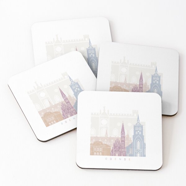 Item preview, Odense skyline poster pastel designed and sold by paulrommer.