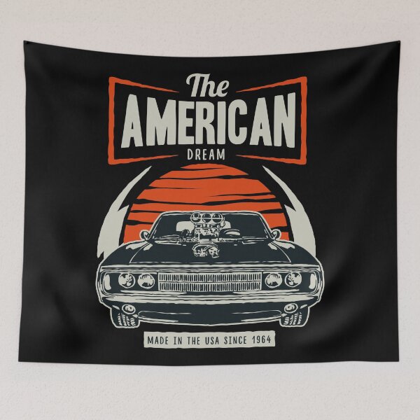 Item preview, Coche musculoso americano designed and sold by RogueDroid.